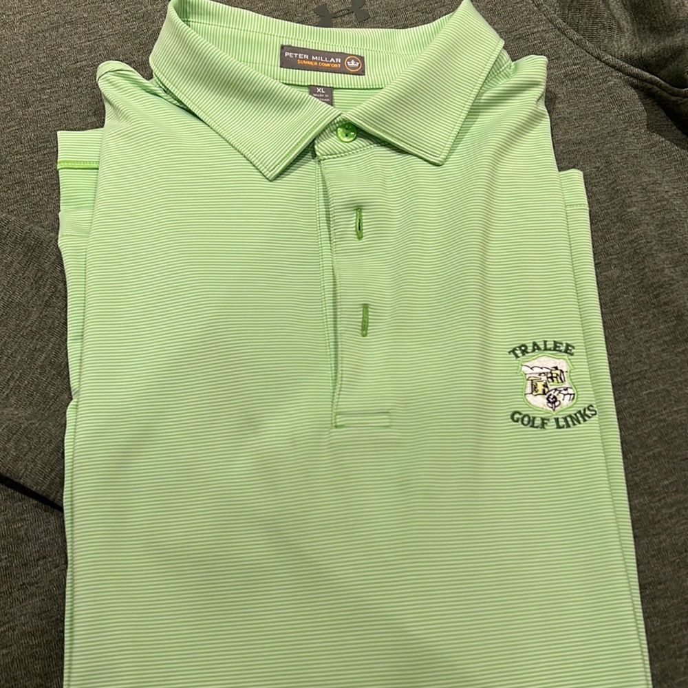 Mens XL golf shirt exclusive from Tralee Golf Links. Vintage Logo